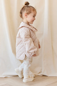Organic Cotton Lilith Track Pant - Posy Garden Pink