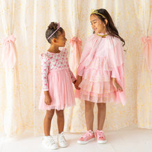 Load image into Gallery viewer, Pink Princess Tiered Long Sleeve Tutu Dress
