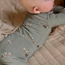 Load image into Gallery viewer, Christmas Bodysuit - Shadow/Deep Green
