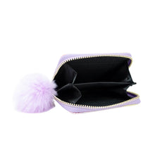 Load image into Gallery viewer, Shiny Tie Dye Mermaid Scale Wallet - Purple
