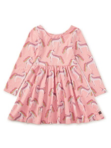 Printed Ballet Dress - Rainbow Unicorn