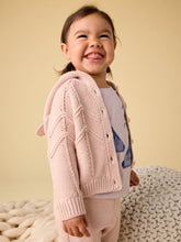 Load image into Gallery viewer, Creature Comfort Baby Cardigan - Rosada
