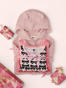 Creature Comfort Baby Cardigan - Rosada