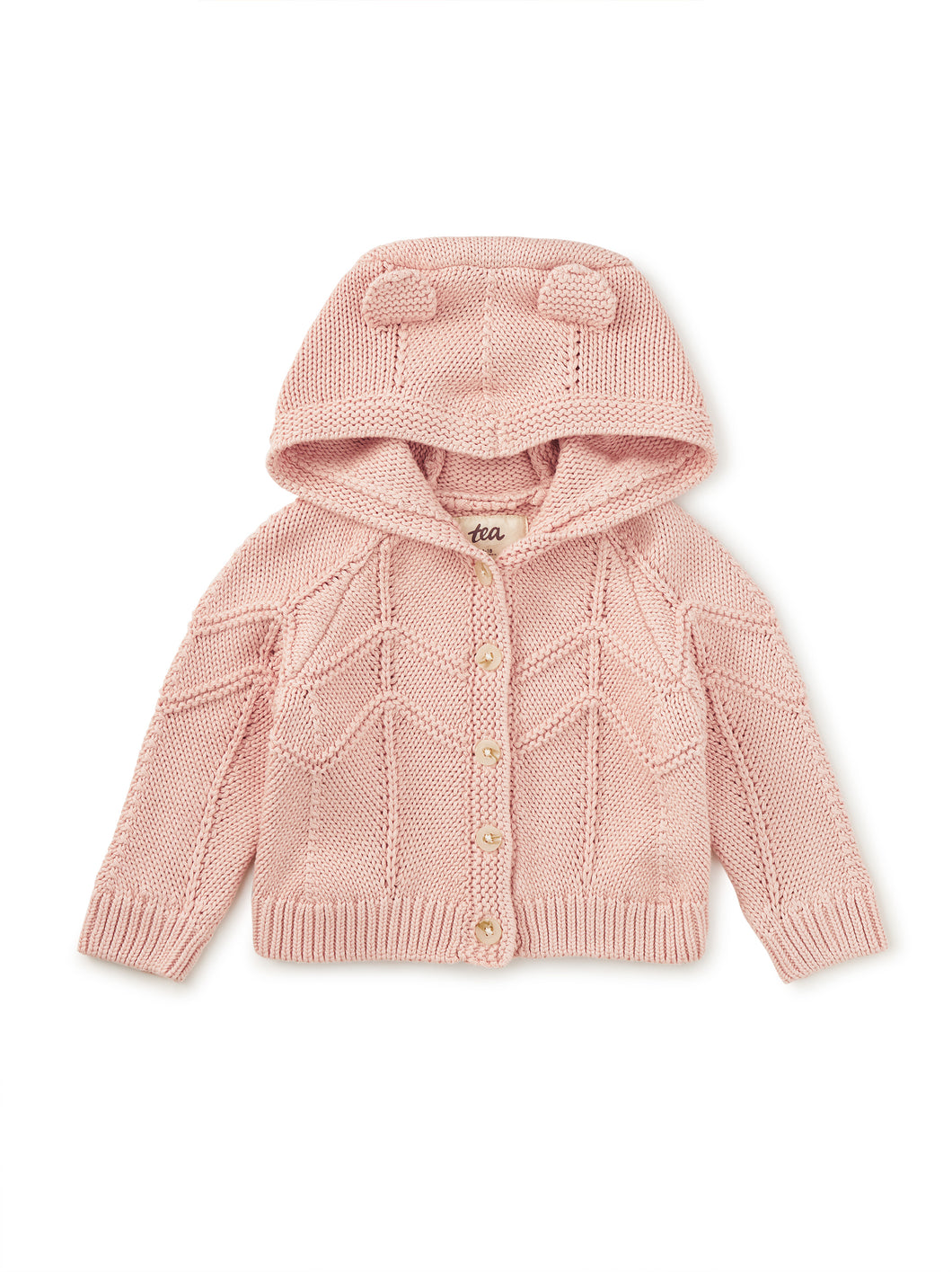 Creature Comfort Baby Cardigan - Rosada