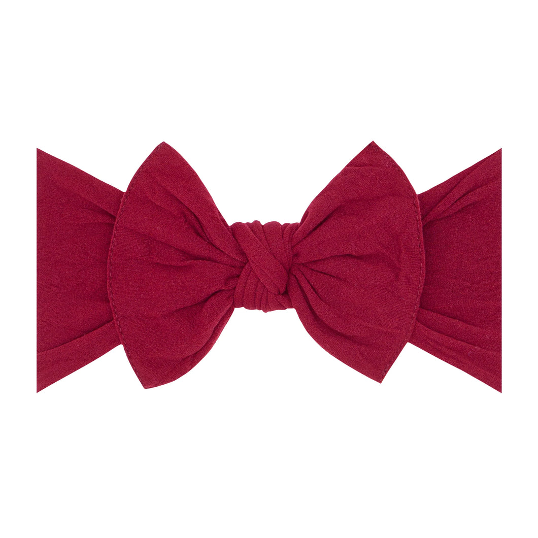 The Original Knot Soft Nylon Headband - Ruby