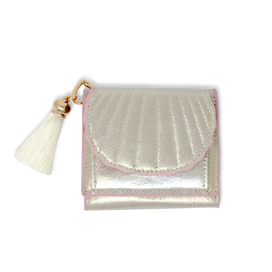 Seashell Treasure Coin Purse For Kids Pearl