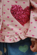 Load image into Gallery viewer, Nola Sequin Shirt Jacket - Berry Coeur
