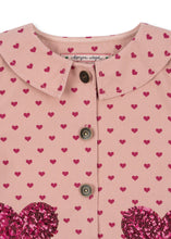Load image into Gallery viewer, Nola Sequin Shirt Jacket - Berry Coeur
