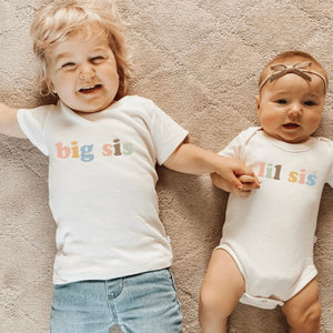 Baby Graphic Organic Bodysuit - Lil Sis Desert Bloom