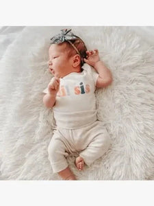 Baby Graphic Organic Bodysuit - Lil Sis Desert Bloom