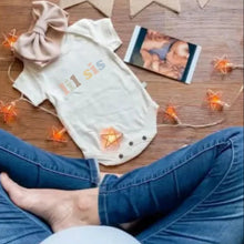 Load image into Gallery viewer, Baby Graphic Organic Bodysuit - Lil Sis Desert Bloom
