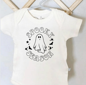 Graphic Organic Bodysuit - Spooky Season