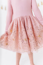 Load image into Gallery viewer, Kids Star Dress - Girls Tulle Twinkle Holiday Dress - Stella
