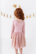 Load image into Gallery viewer, Kids Star Dress - Girls Tulle Twinkle Holiday Dress - Stella
