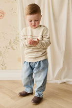 Load image into Gallery viewer, Malcom Knitted Jumper - Malcom Stripe Cloud/Brioche
