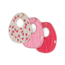 Load image into Gallery viewer, Itzy Bibs - Strawberries &amp; Cream
