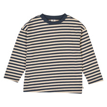 Load image into Gallery viewer, Stripe Top - Oak / Night Blue

