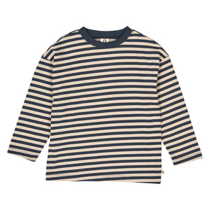 Stripe Top - Oak / Night Blue