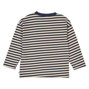Stripe Top - Oak / Night Blue