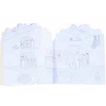 Load image into Gallery viewer, Box of 6 Coloring Books &amp; Assorted Stickers The Big Family - Moulin Roty
