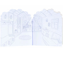 Load image into Gallery viewer, Box of 6 Coloring Books &amp; Assorted Stickers The Big Family - Moulin Roty
