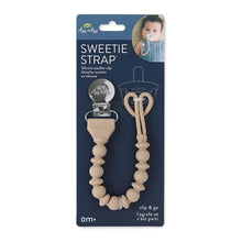 Load image into Gallery viewer, Sweetie Strap Silicone One-Piece Pacifier Clips - Toast
