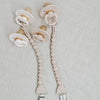 Sweetie Strap Silicone One-Piece Pacifier Clips - Toast