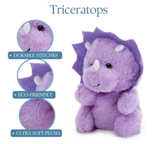 Load image into Gallery viewer, 6" Nuggetz Dino Triceratops
