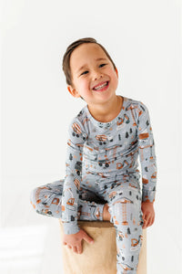 Kids Bamboo Pajamas - Bamboo Fall Clothing - Mason