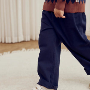 Twill Pants - Night Blue
