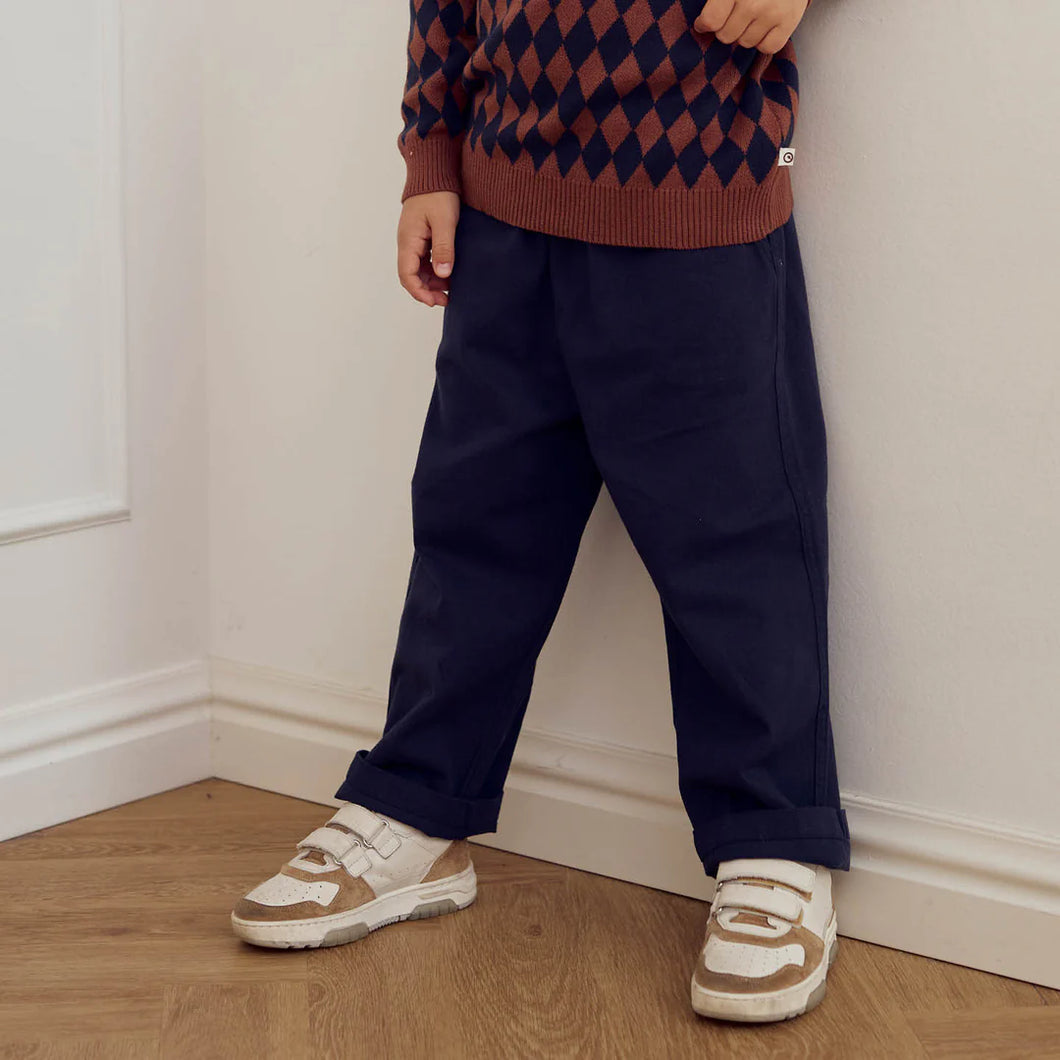 Twill Pants - Night Blue
