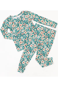 Kids Bamboo Pajamas - Juniper