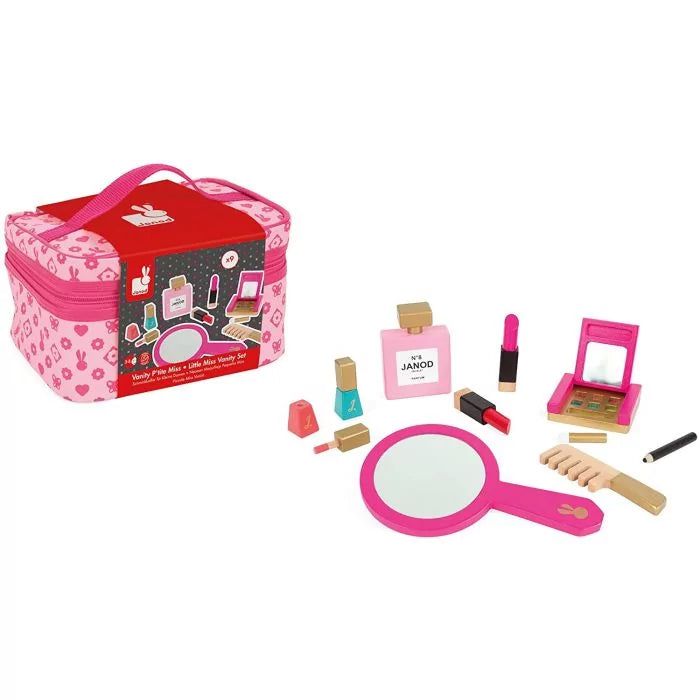 Pretend Play Toy - Little Miss Vanity Case - 9 Accessories