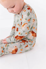 Load image into Gallery viewer, Baby Bamboo Pajamas Sleeper - Horsin' Around
