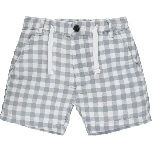 Crew Shorts Grey/White Plaid