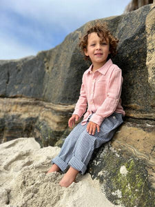 Bosun Pants Black/White Stripe