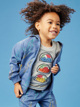 Load image into Gallery viewer, Going Places Hoodie Ombré Lightening Bolt

