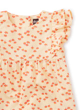 Load image into Gallery viewer, Woven Ruffle Top Cream Floral
