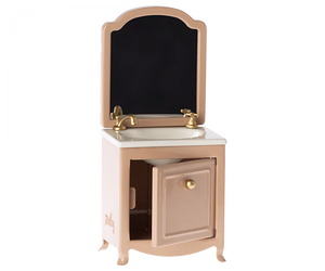 Sink Dresser W/ Mirror, Mouse Dark Powder