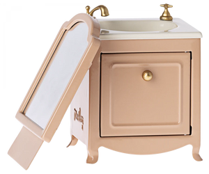 Sink Dresser W/ Mirror, Mouse Dark Powder