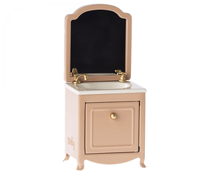 Sink Dresser W/ Mirror, Mouse Dark Powder