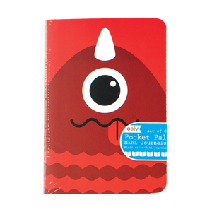 Mini Pocket Pal Journals: Monsters - Set Of 8