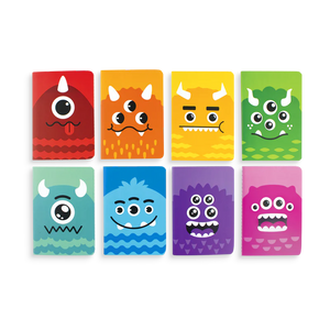 Mini Pocket Pal Journals: Monsters - Set Of 8
