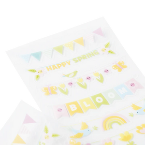 Stickiville Stickers: Spring Banners - Skinny 2 Sheets