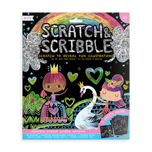 Load image into Gallery viewer, Scratch &amp; Scribble Art Kit Princess Garden
