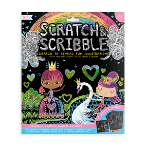 Scratch & Scribble Art Kit Princess Garden