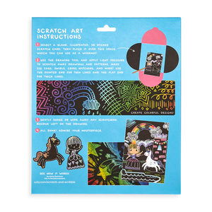 Scratch & Scribble Art Kit Princess Garden