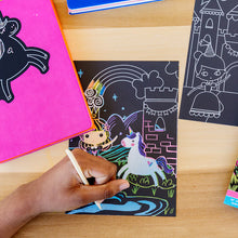 Load image into Gallery viewer, Scratch &amp; Scribble Art Kit Princess Garden
