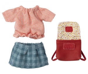Clothes And Bag, Big Sister Mouse - Red