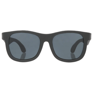Jet Black Navigator Sunglasses